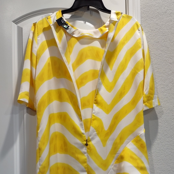 Just Cavalli by Roberto Cavalli IT 44 US 8 Asymmetric flounced Short Dress - Picture 10 of 16